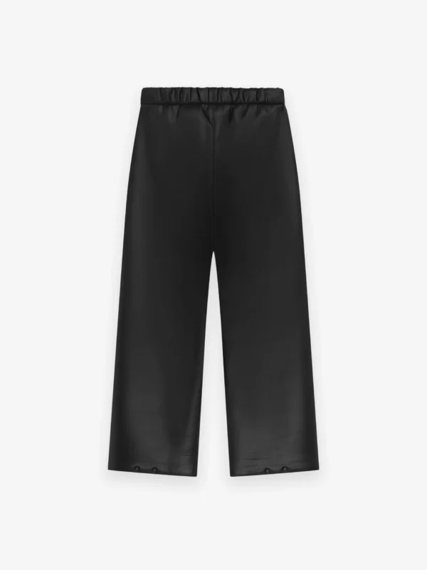 Essentials Neoprene Knee Pleat Wide Leg Pant