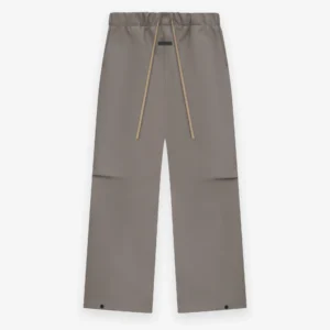 Essentials Rubber Knee Pleat Wide Leg Pant