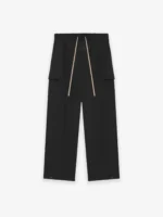 Essentials Weighted Twill Wide Leg Cargo Pants