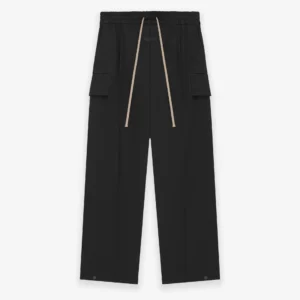 Essentials Weighted Twill Wide Leg Cargo Pants